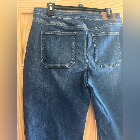 Artemis Vintage Blue Jeans Front Pockets Wide Leg Size 13/30 - Picture 7 of 9